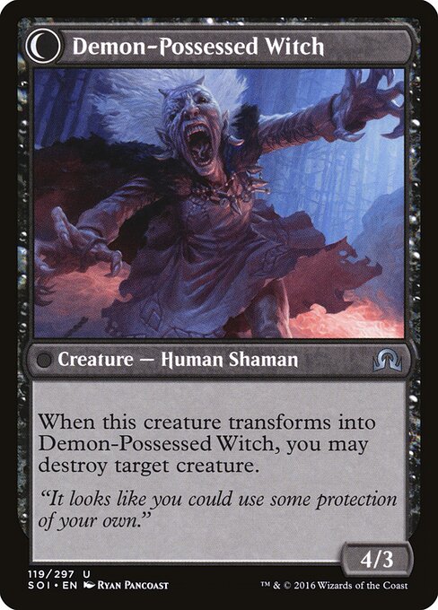 Kindly Stranger // Demon-Possessed Witch (back face)