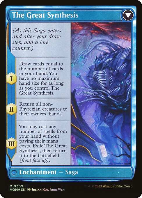 Jin-Gitaxias // The Great Synthesis (back face)