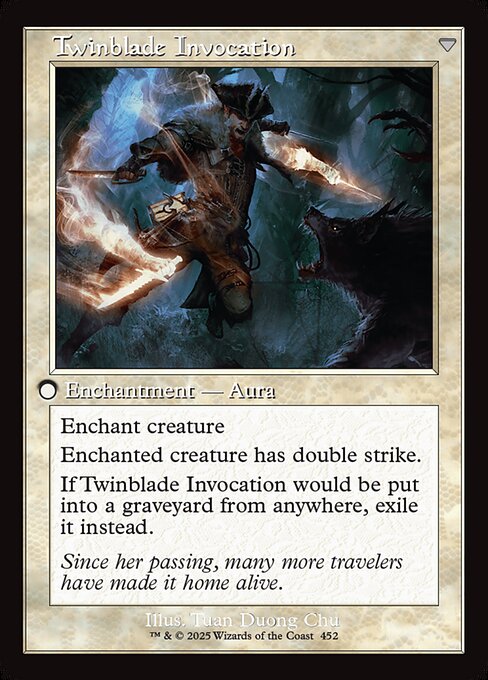 Twinblade Geist // Twinblade Invocation (back face)