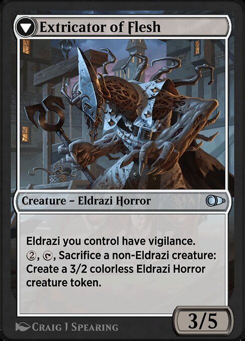 Extricator of Sin // Extricator of Flesh (back face)