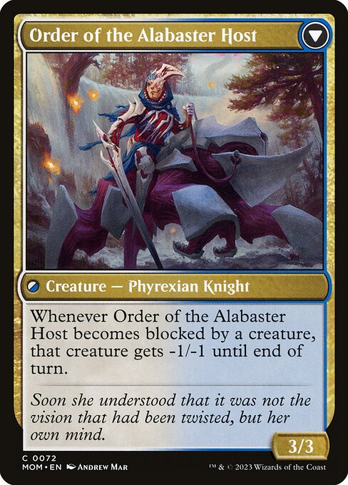 Order of the Mirror // Order of the Alabaster Host (back face)