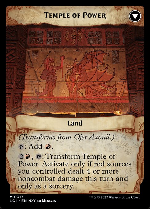 Ojer Axonil, Deepest Might // Temple of Power (back face)