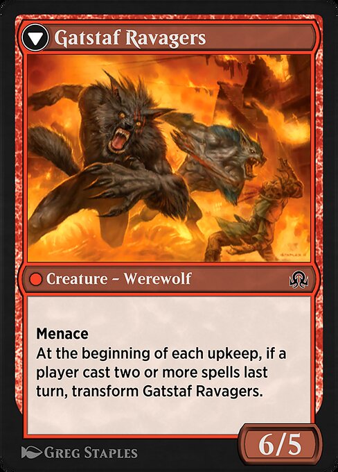 Gatstaf Arsonists // Gatstaf Ravagers (back face)