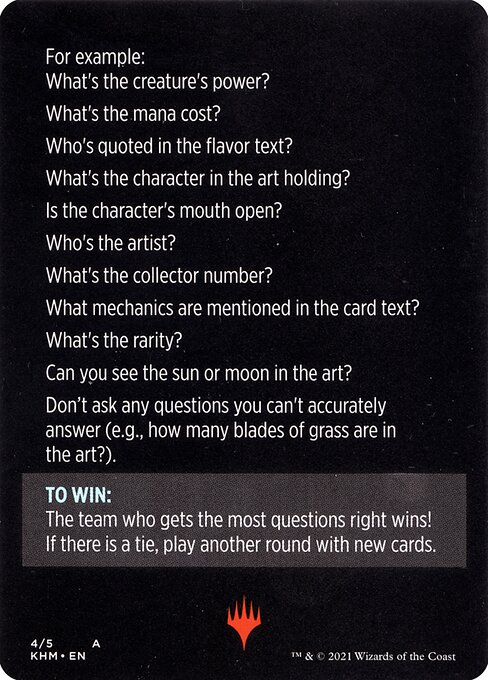 Careful Study (minigame) // Careful Study (cont'd) (back face)