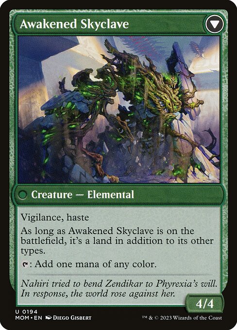 Invasion of Zendikar // Awakened Skyclave (back face)