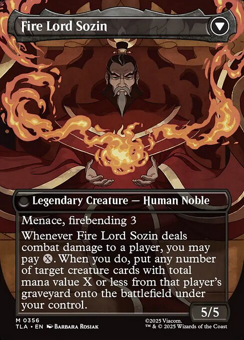 The Rise of Sozin // Fire Lord Sozin (back face)