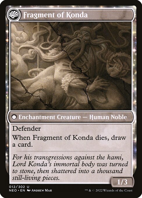 The Fall of Lord Konda // Fragment of Konda (back face)