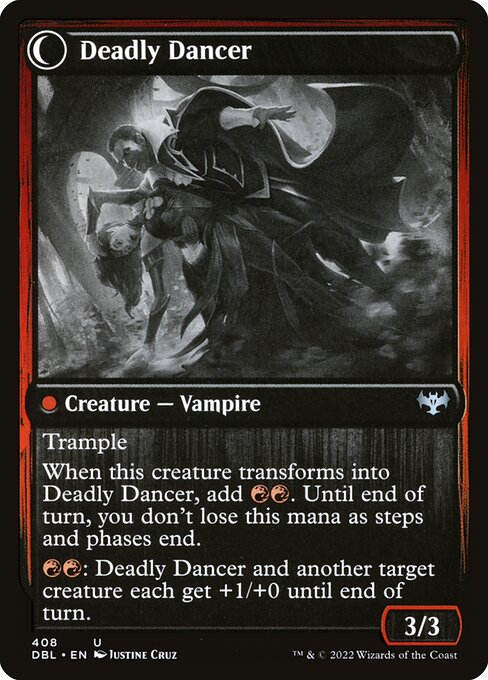 Alluring Suitor // Deadly Dancer (back face)