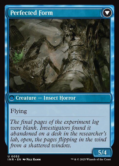 Aberrant Researcher // Perfected Form (back face)