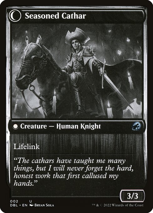 Ambitious Farmhand // Seasoned Cathar (back face)