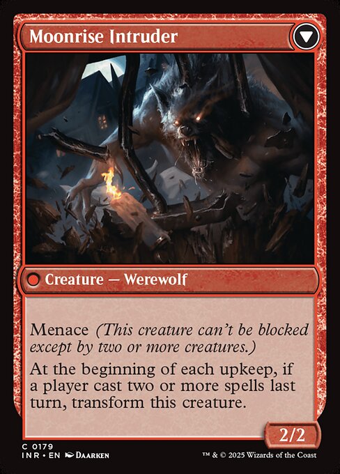 Village Messenger // Moonrise Intruder (back face)