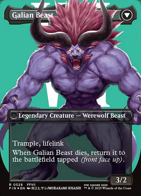 Vincent Valentine // Galian Beast (back face)