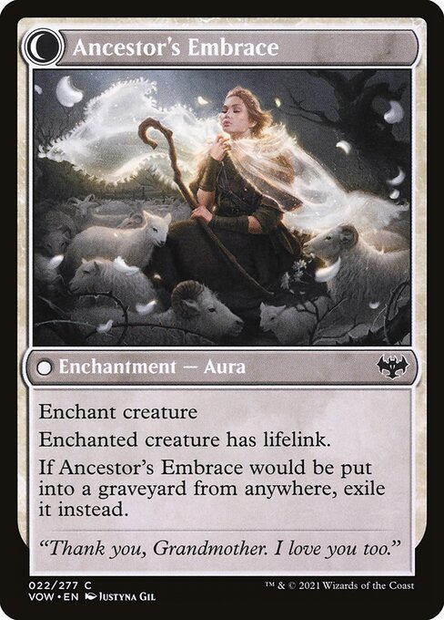 Kindly Ancestor // Ancestor's Embrace (back face)