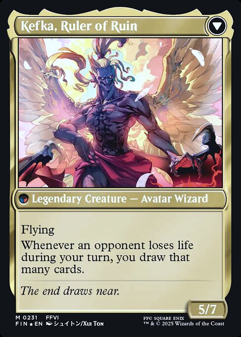 Kefka, Court Mage // Kefka, Ruler of Ruin (back face)