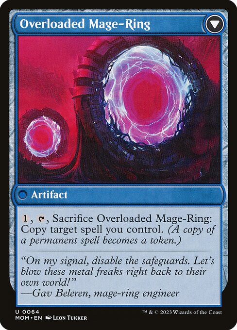 Invasion of Vryn // Overloaded Mage-Ring (back face)