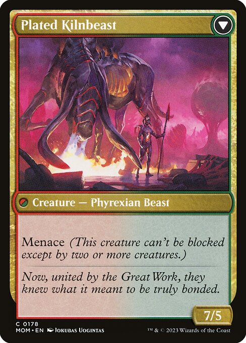 Bonded Herdbeast // Plated Kilnbeast (back face)