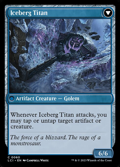 Inverted Iceberg // Iceberg Titan (back face)