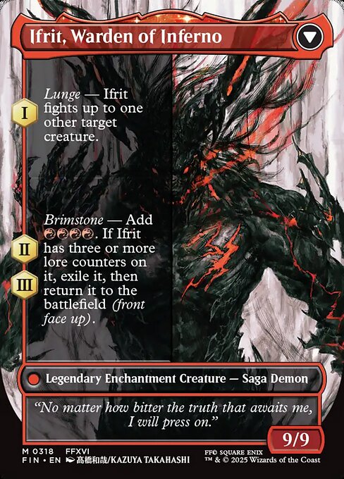 Clive, Ifrit's Dominant // Ifrit, Warden of Inferno (back face)