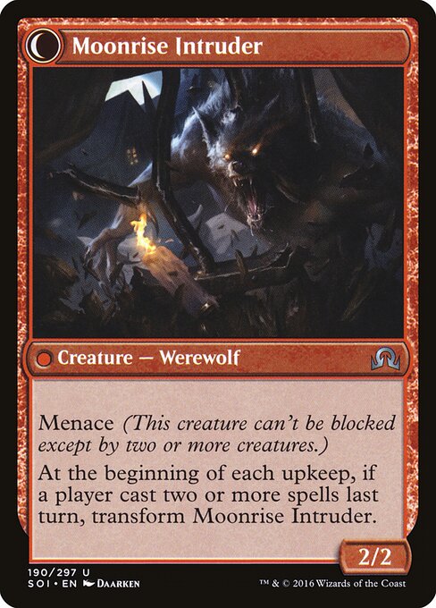 Village Messenger // Moonrise Intruder (back face)